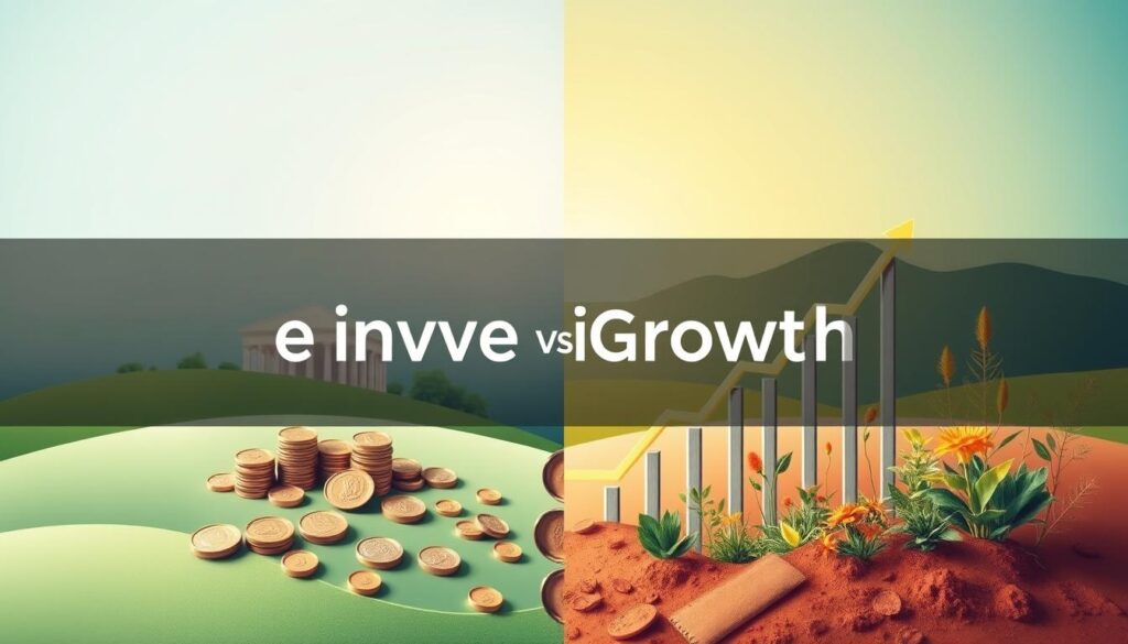 השקעות ערך, השקעות צמיחה השקעות ערך, השקעות צמיחה